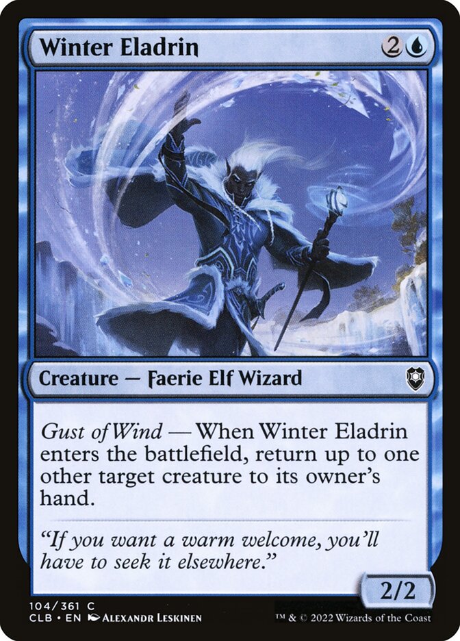 Winter Eladrin - CLB-104-NF-STD