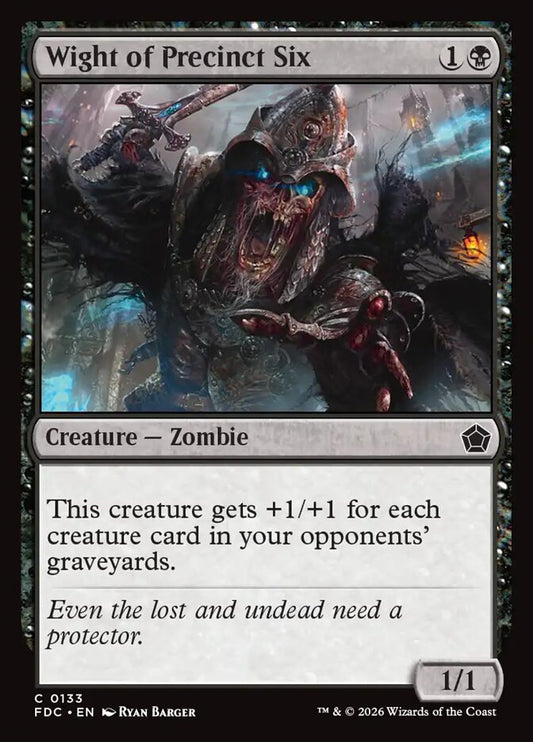 Wight of Precinct Six - carta Magic The Gathering