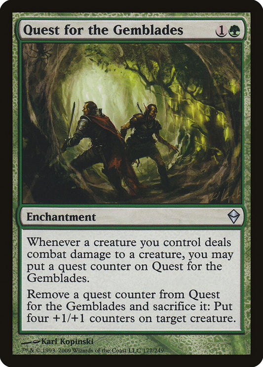 Quest for the Gemblades - carta Magic The Gathering
