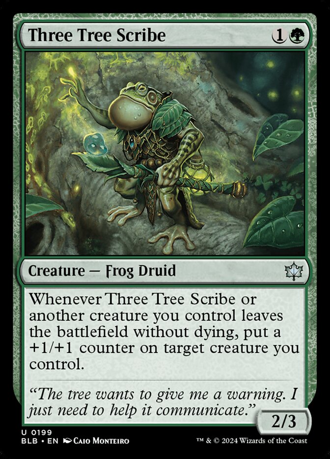 Three Tree Scribe - carta Magic The Gathering