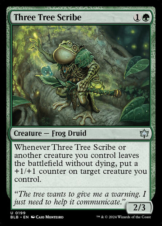 Three Tree Scribe - carta Magic The Gathering