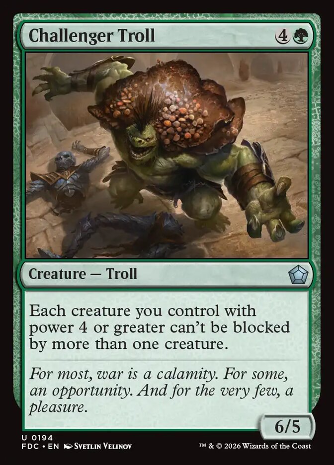 Challenger Troll - carta Magic The Gathering