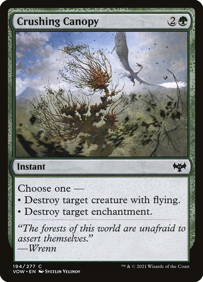 Crushing Canopy - carta Magic The Gathering