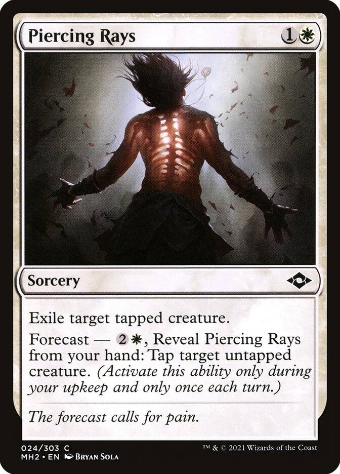 Piercing Rays - carta Magic The Gathering