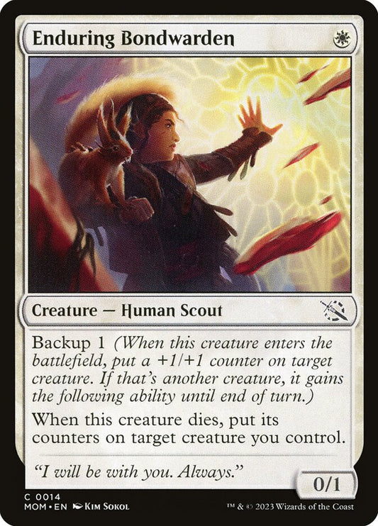 Enduring Bondwarden - carta Magic The Gathering