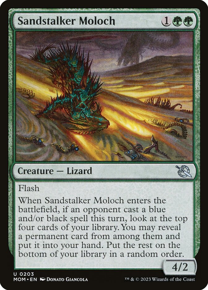 Sandstalker Moloch - carta Magic The Gathering