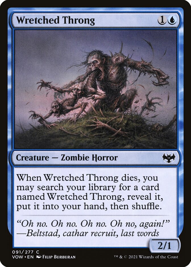 Wretched Throng - carta Magic The Gathering