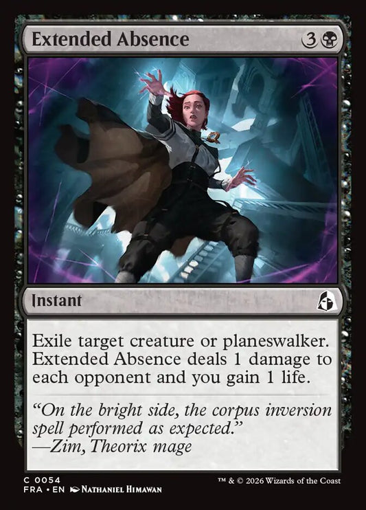 Extended Absence - carta Magic The Gathering