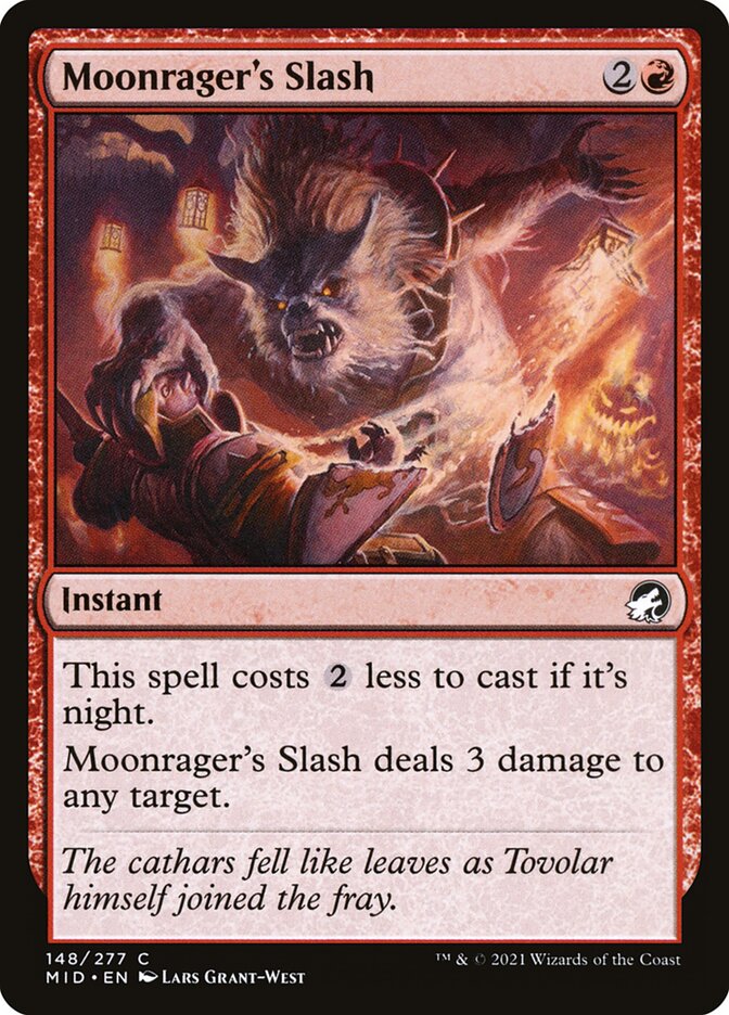 Moonrager's Slash - carta Magic The Gathering