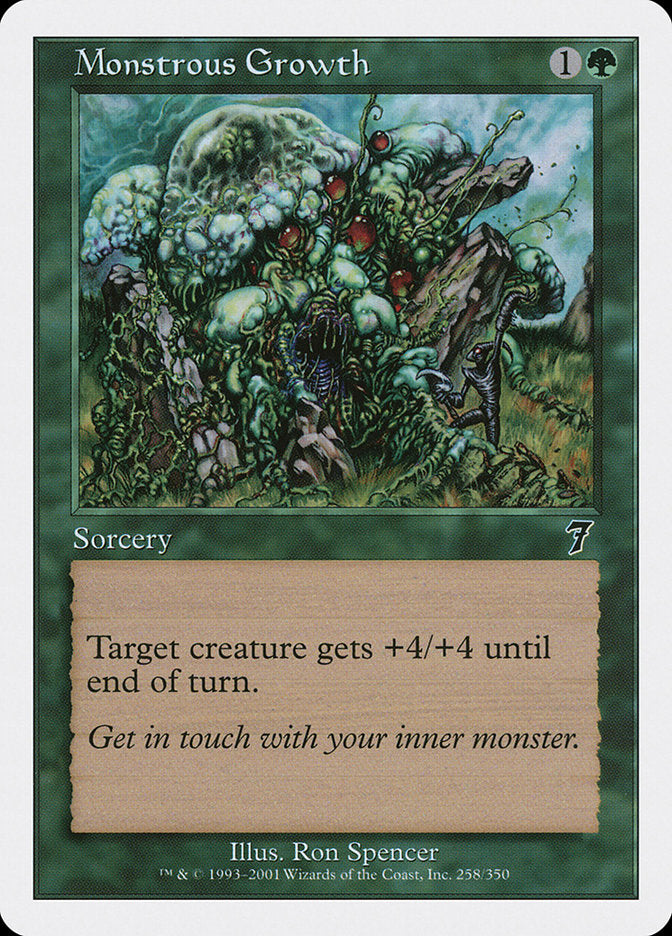 Monstrous Growth - carta Magic The Gathering