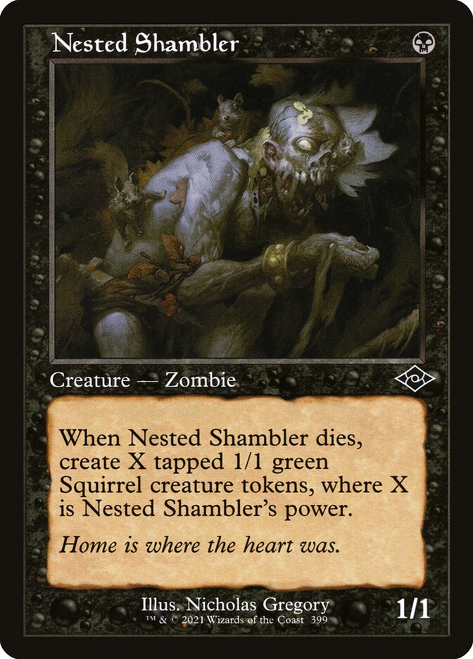 Nested Shambler - carta Magic The Gathering
