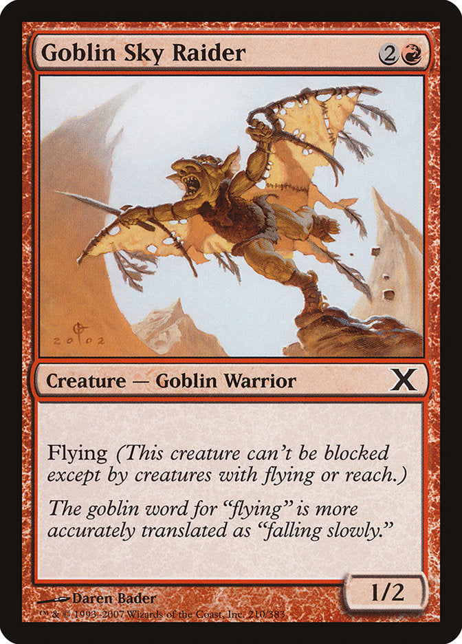 Goblin Sky Raider - carta Magic The Gathering
