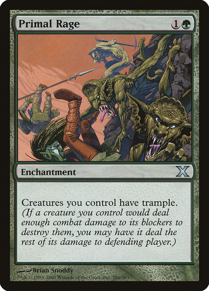 Primal Rage - carta Magic The Gathering