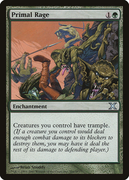 Primal Rage - carta Magic The Gathering