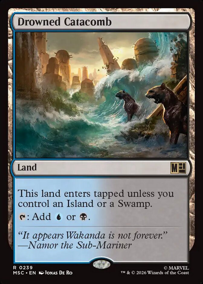 Drowned Catacomb - carta Magic The Gathering