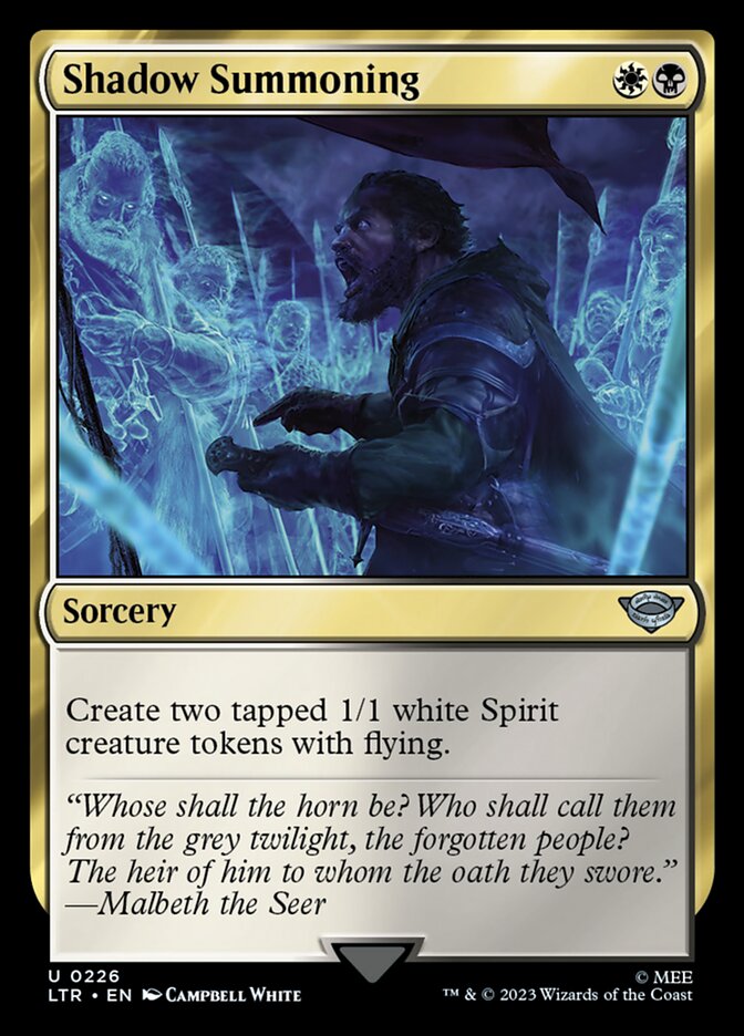 Shadow Summoning - carta Magic The Gathering