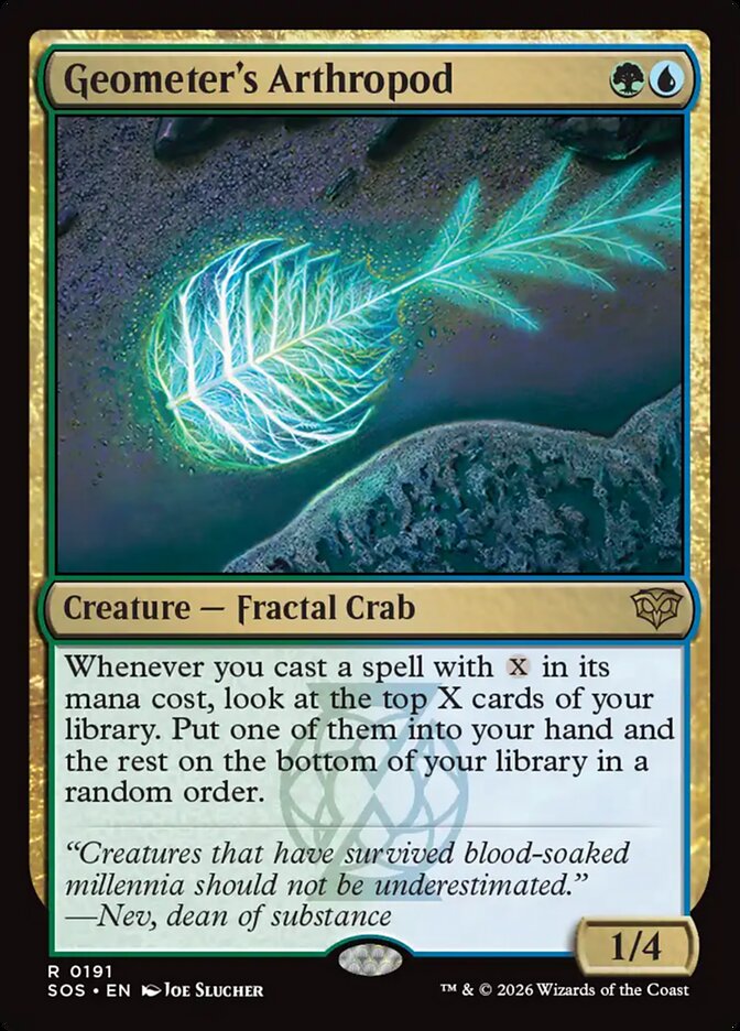 Geometer's Arthropod - carta Magic The Gathering