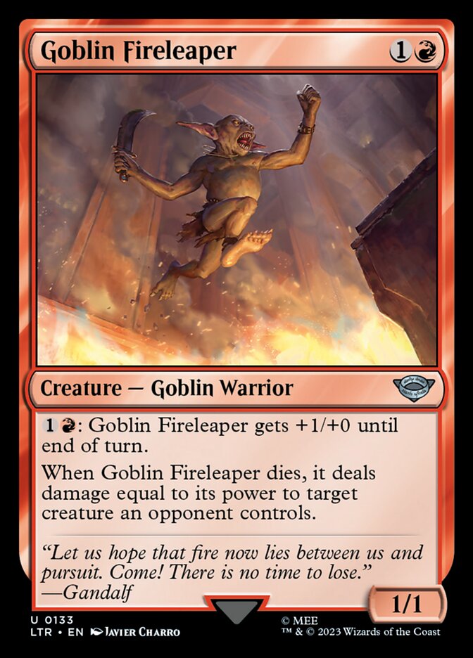 Goblin Fireleaper - carta Magic The Gathering