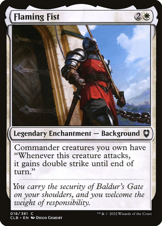 Flaming Fist - carta Magic The Gathering