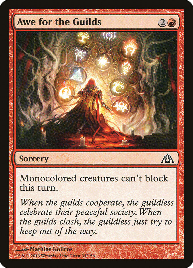 Awe for the Guilds - carta Magic The Gathering