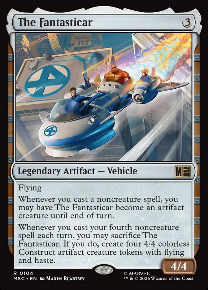 The Fantasticar - carta Magic The Gathering