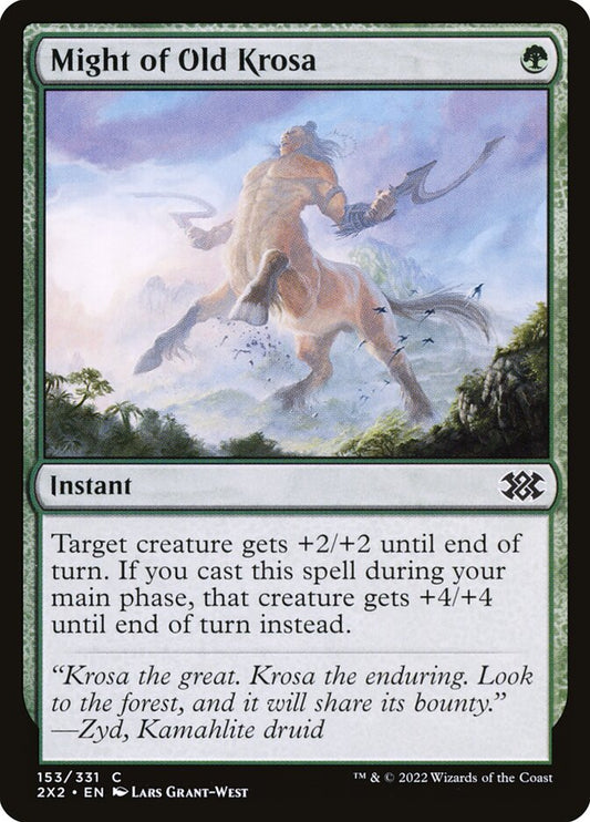Might of Old Krosa - carta Magic The Gathering