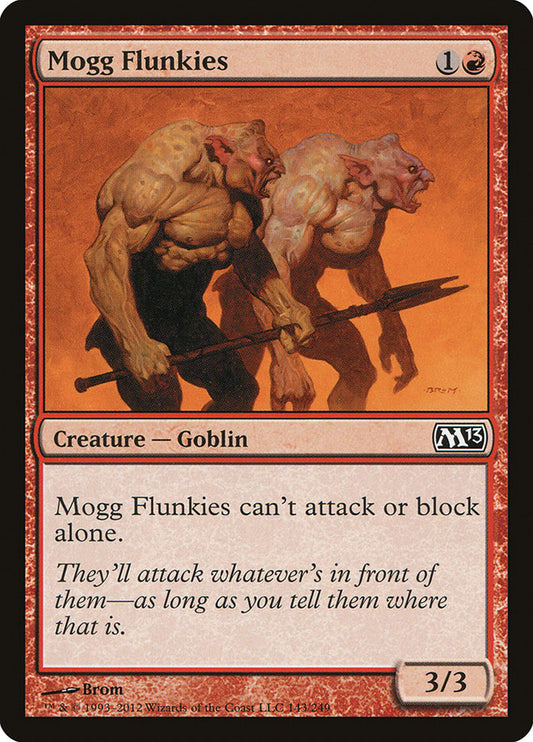 Mogg Flunkies - carta Magic The Gathering