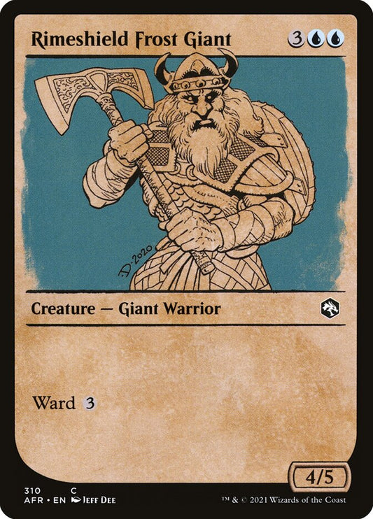 Rimeshield Frost Giant - carta Magic The Gathering