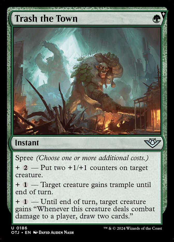 Trash the Town - carta Magic The Gathering