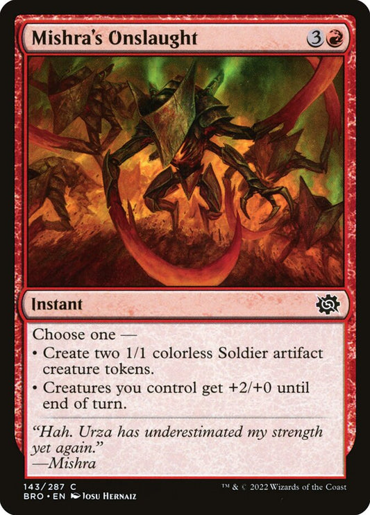 Mishra's Onslaught - carta Magic The Gathering