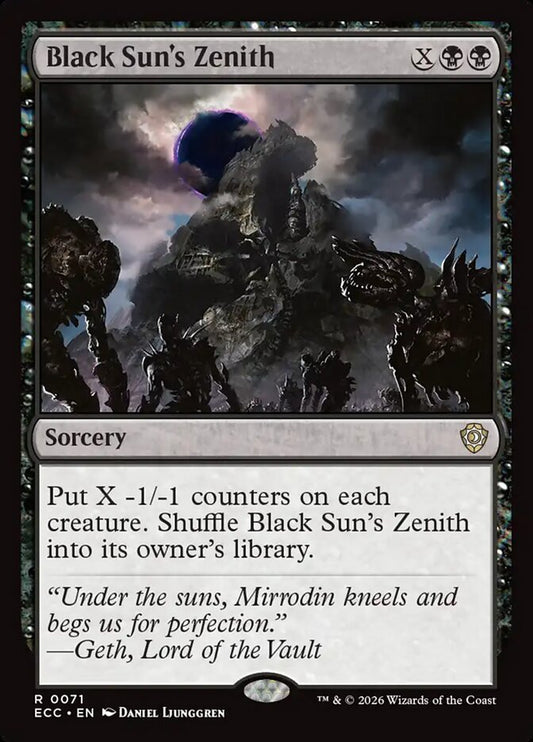Black Sun's Zenith - ECC-071-NF-STD
