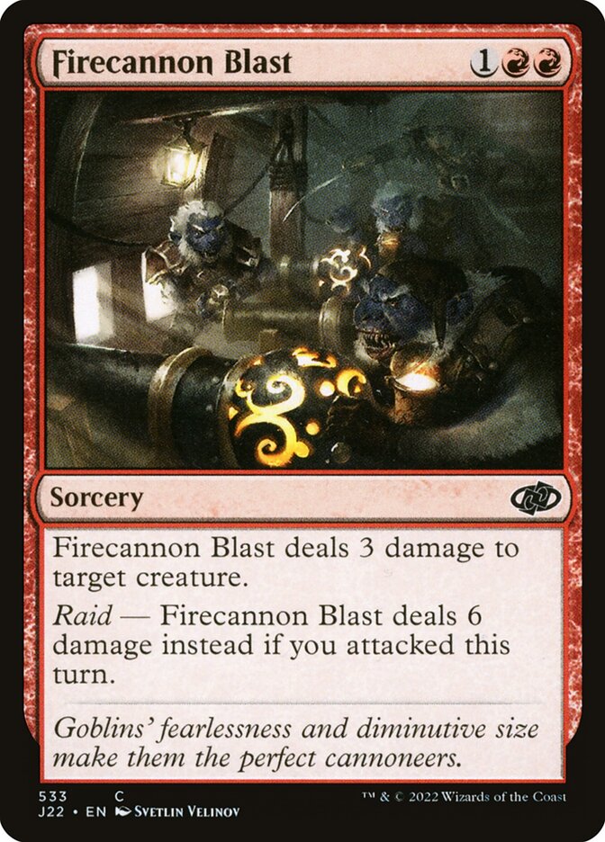 Firecannon Blast - carta Magic The Gathering