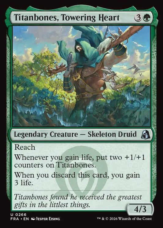 Titanbones, Towering Heart - carta Magic The Gathering