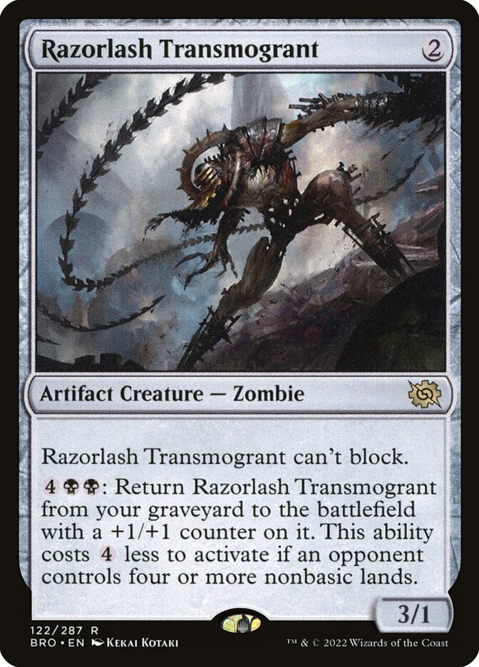Razorlash Transmogrant - carta Magic The Gathering