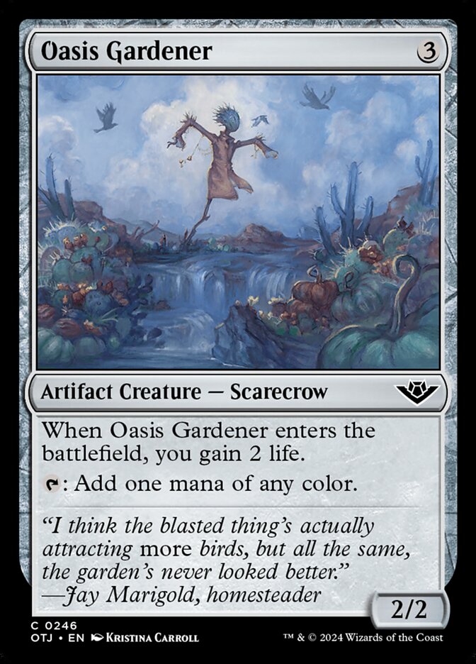 Oasis Gardener - carta Magic The Gathering