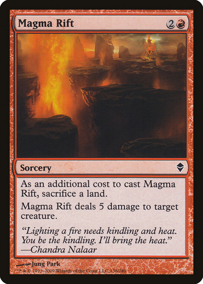 Magma Rift - carta Magic The Gathering