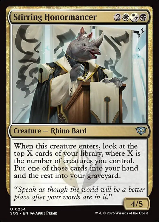 Stirring Honormancer - SOS-234-NF-STD