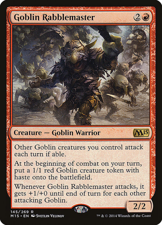 Goblin Rabblemaster - carta Magic The Gathering