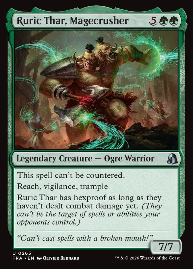 Ruric Thar, Magecrusher - carta Magic The Gathering