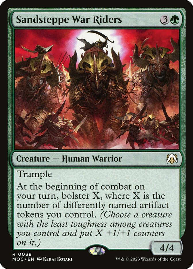 Sandsteppe War Riders - carta Magic The Gathering