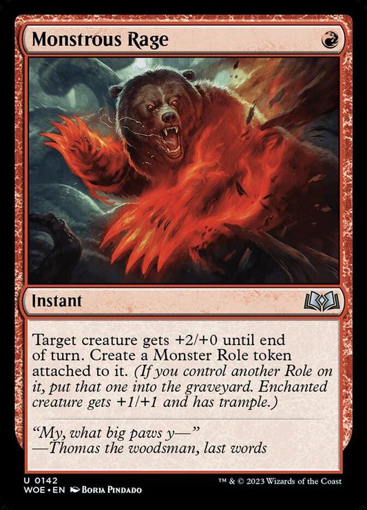 Monstrous Rage - WOE-142-NF-STD