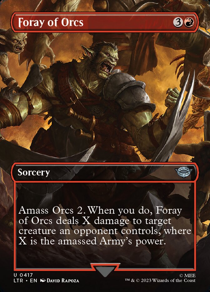 Foray of Orcs - carta Magic The Gathering