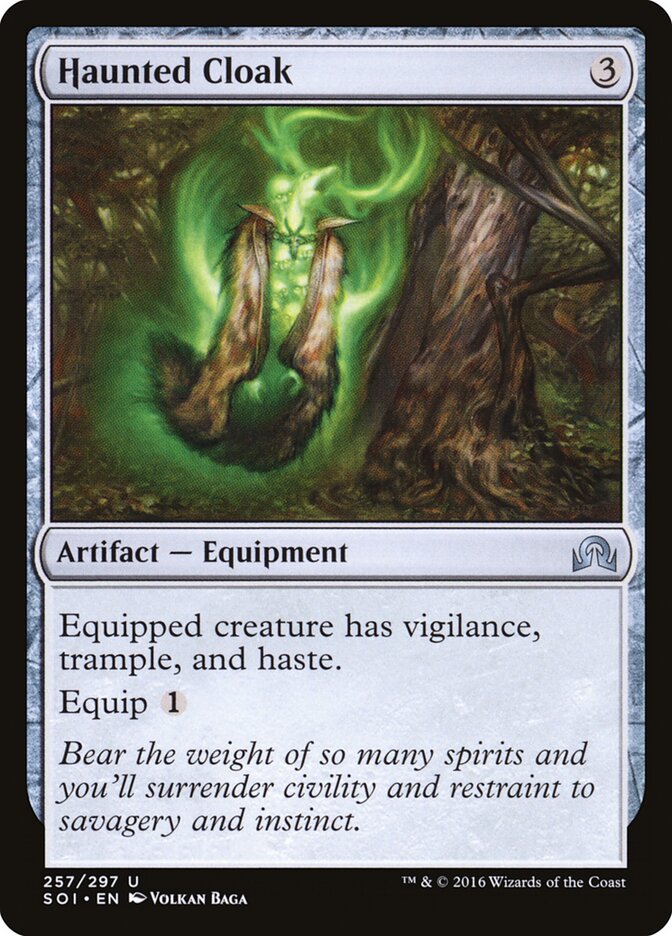 Haunted Cloak - carta Magic The Gathering
