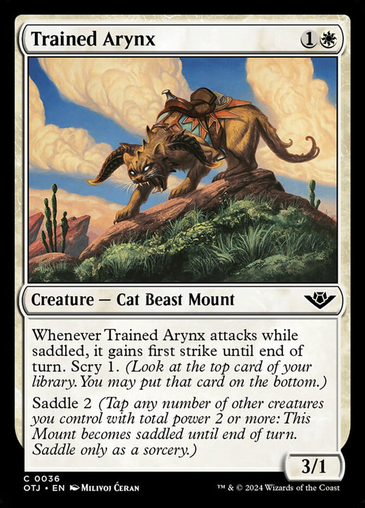 Trained Arynx - OTJ-036-NF-STD