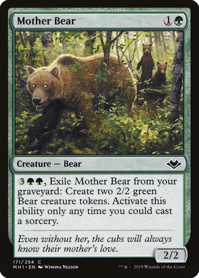 Mother Bear - carta Magic The Gathering