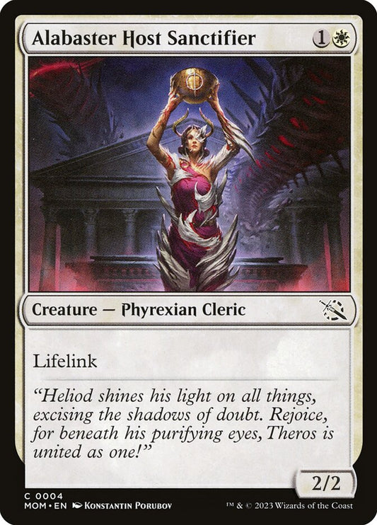 Alabaster Host Sanctifier - carta Magic The Gathering