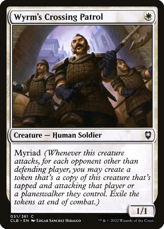 Wyrm's Crossing Patrol - carta Magic The Gathering