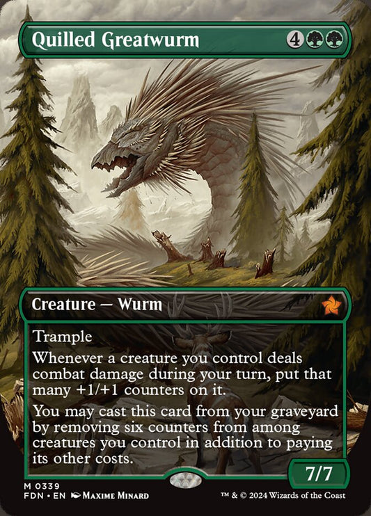 Quilled Greatwurm - FDN-339-NF-BF-FA-INV