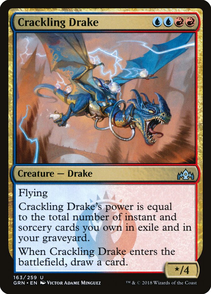 Crackling Drake - carta Magic The Gathering