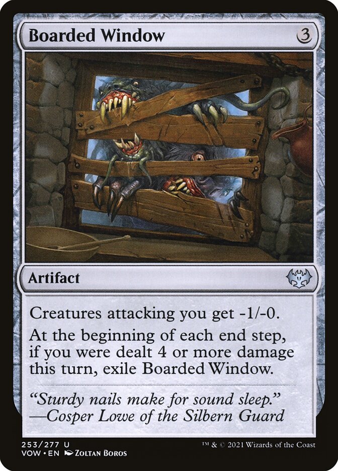Boarded Window - carta Magic The Gathering